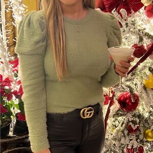 Elegant Green Women's Top